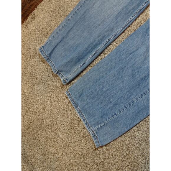Vintage Levi's 569 Loose Straight Jeans 32x30 Faded Blue Distressed Denim Y2K - Picture 5 of 10